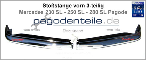 Sto�stange vorn Mercedes 230 SL 280 SL Pagode